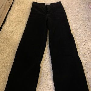 Everlane wide leg corduroy in black